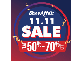 Shoe Affair 11.11 Sale Get FLAT 50% & 70% OFF